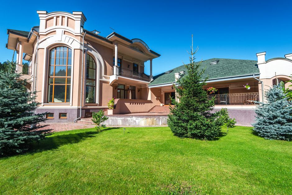 Beautiful house exterior with new vinyl siding and energy efficient design